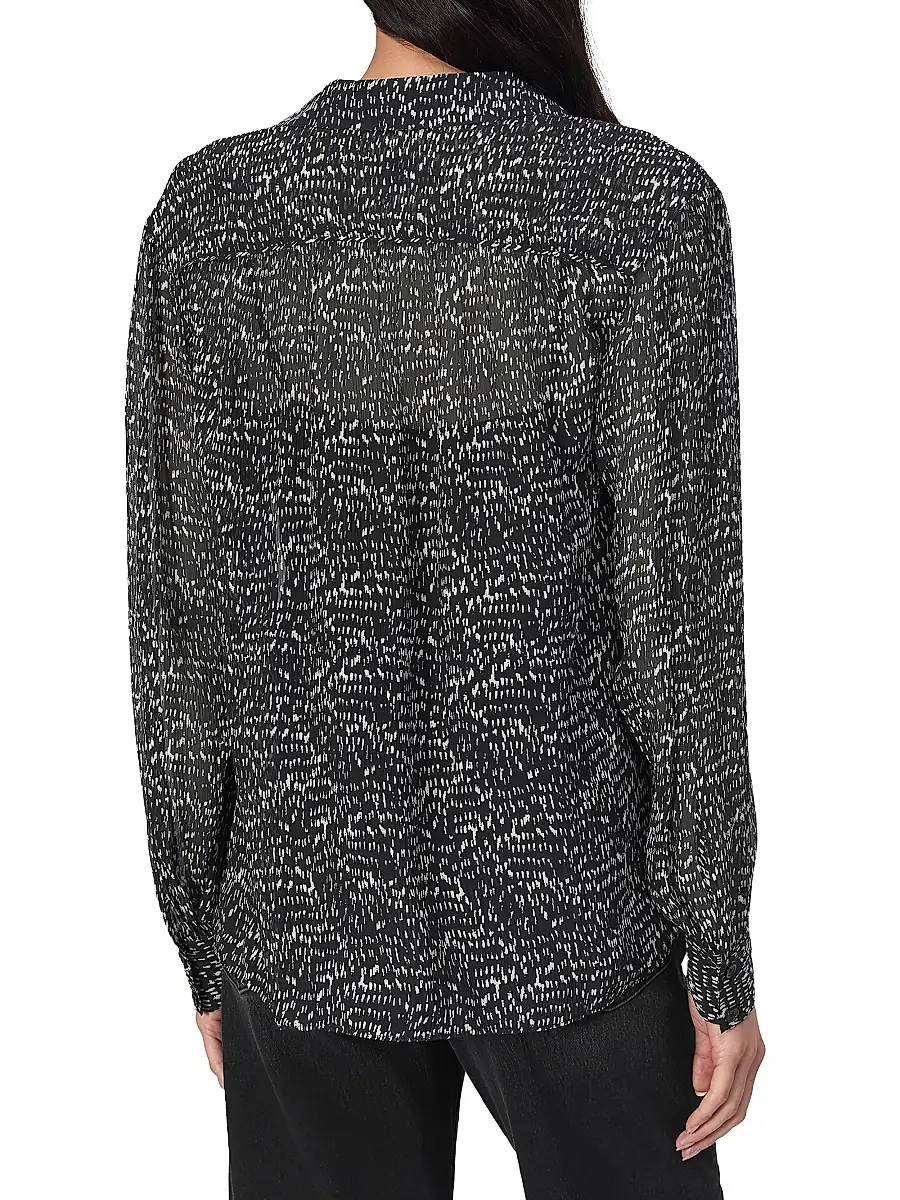 rag & bone Women's Emmy Silk-Blend Top | Thumbnail 4 rag & bone Women's Emmy Silk-Blend Top | Thumbnail 4