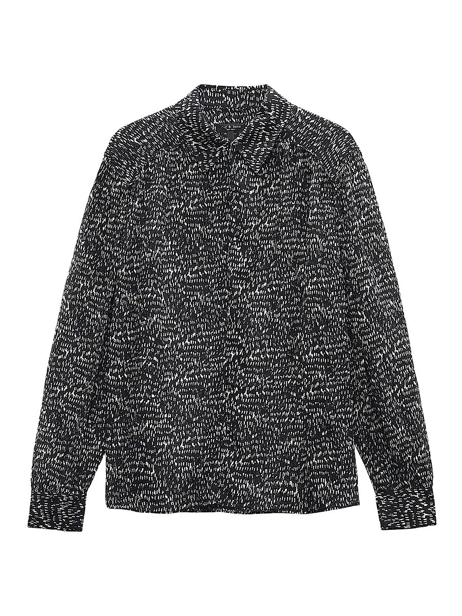 rag & bone Women's Emmy Silk-Blend Top