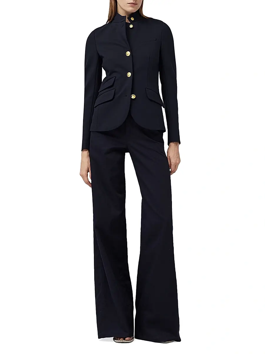 rag & bone Women's Slade Ponte Blazer | Thumbnail 2 rag & bone Women's Slade Ponte Blazer | Thumbnail 2