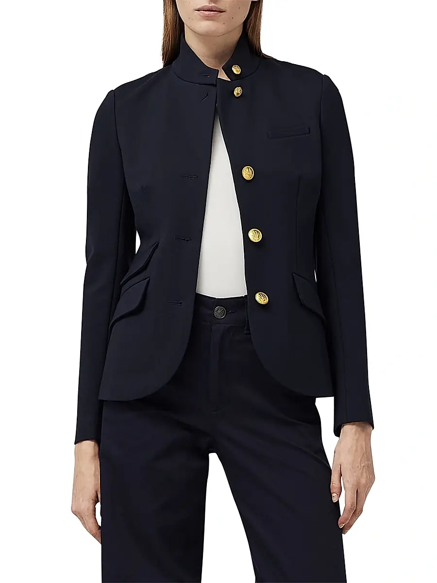rag & bone Women's Slade Ponte Blazer | Thumbnail 3 rag & bone Women's Slade Ponte Blazer | Thumbnail 3