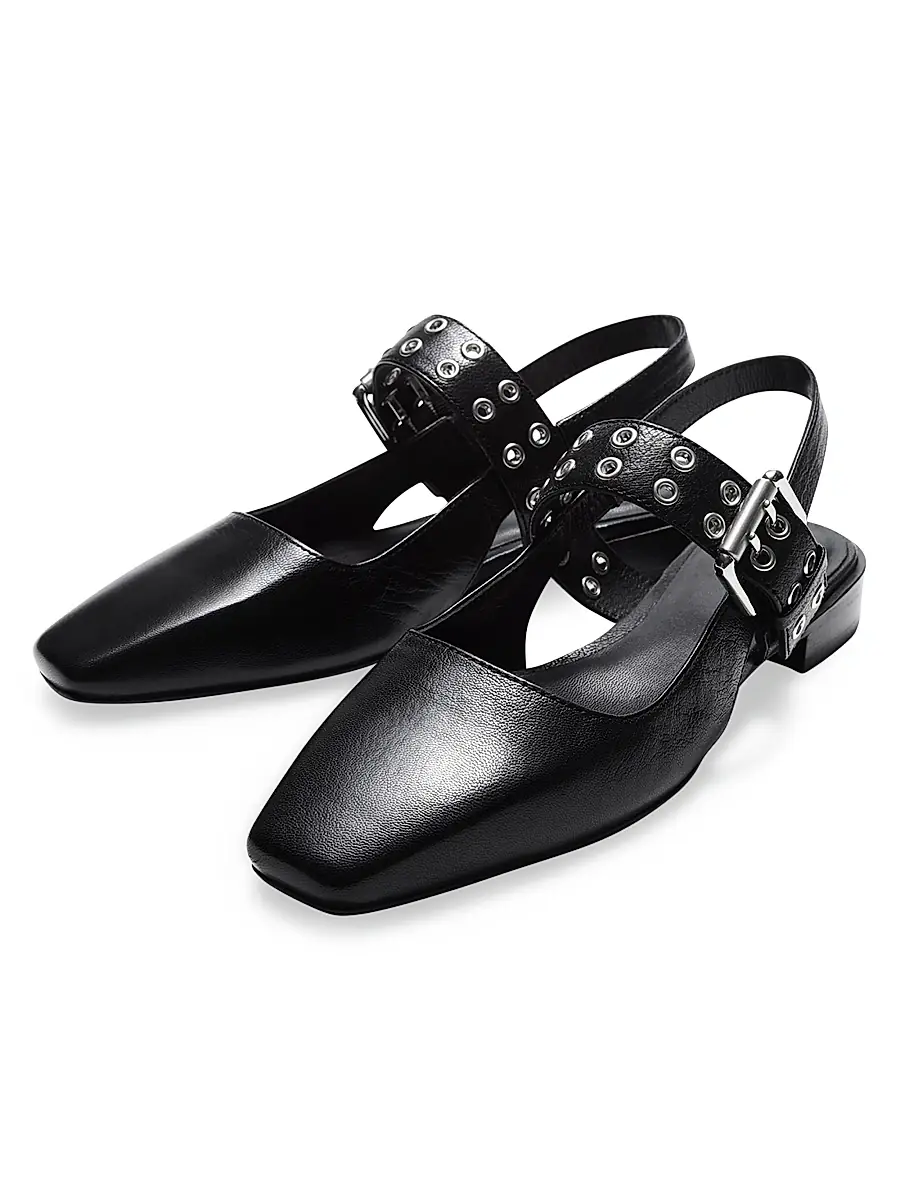 rag & bone Women's Astra Leather Slingback Sandals | Thumbnail 2 rag & bone Women's Astra Leather Slingback Sandals | Thumbnail 2