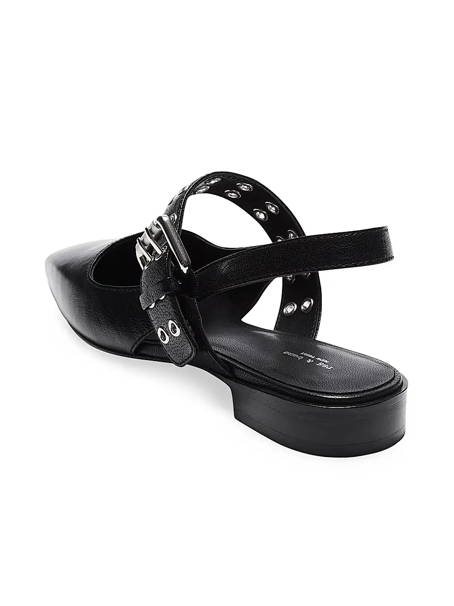 rag & bone Women's Astra Leather Slingback Sandals | Thumbnail 3 rag & bone Women's Astra Leather Slingback Sandals | Thumbnail 3
