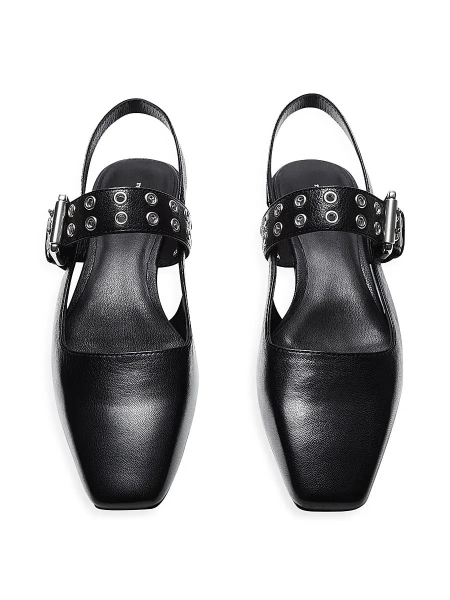 rag & bone Women's Astra Leather Slingback Sandals | Thumbnail 4 rag & bone Women's Astra Leather Slingback Sandals | Thumbnail 4