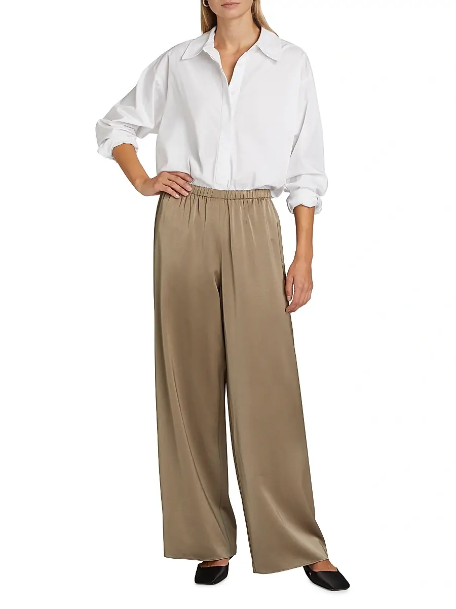 Jenni Kayne Women's Demi Wide-Leg Pull-On Pants | Thumbnail 2 Jenni Kayne Women's Demi Wide-Leg Pull-On Pants | Thumbnail 2