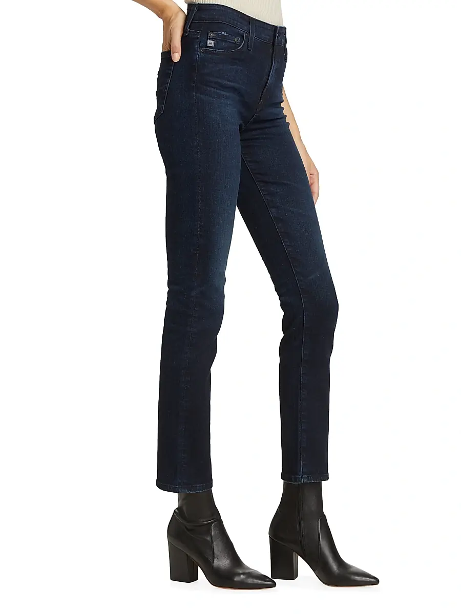 AG Jeans Women's Mari High-Rise Stretch Straight Jeans - 3 Years High Rise | Thumbnail 4 AG Jeans Women's Mari High-Rise Stretch Straight Jeans - 3 Years High Rise | Thumbnail 4