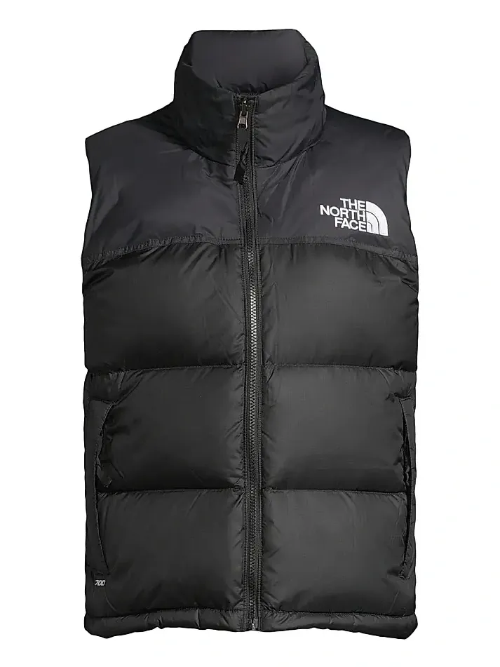Women's Retro Nuptse Logo Down Vest Women's Retro Nuptse Logo Down Vest