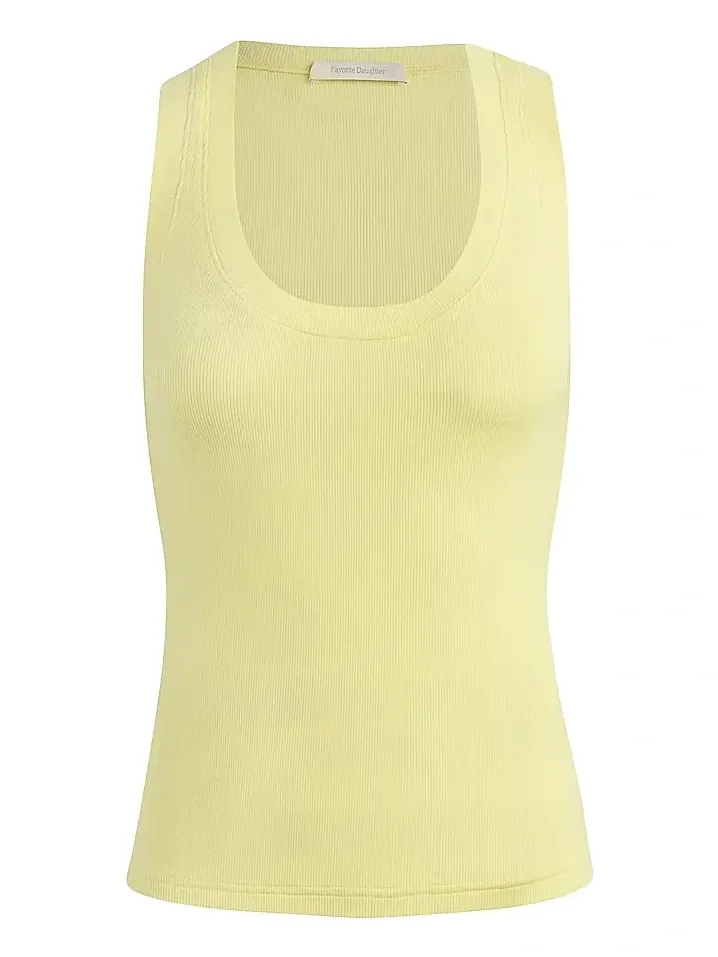 Women's Scoopneck Rib-Knit Tank