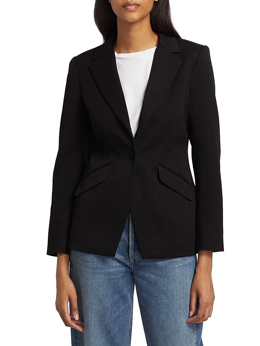 Favorite Daughter Women's Favorite Tailored Blazer - Beige | Thumbnail 11 Favorite Daughter Women's Favorite Tailored Blazer - Beige | Thumbnail 11