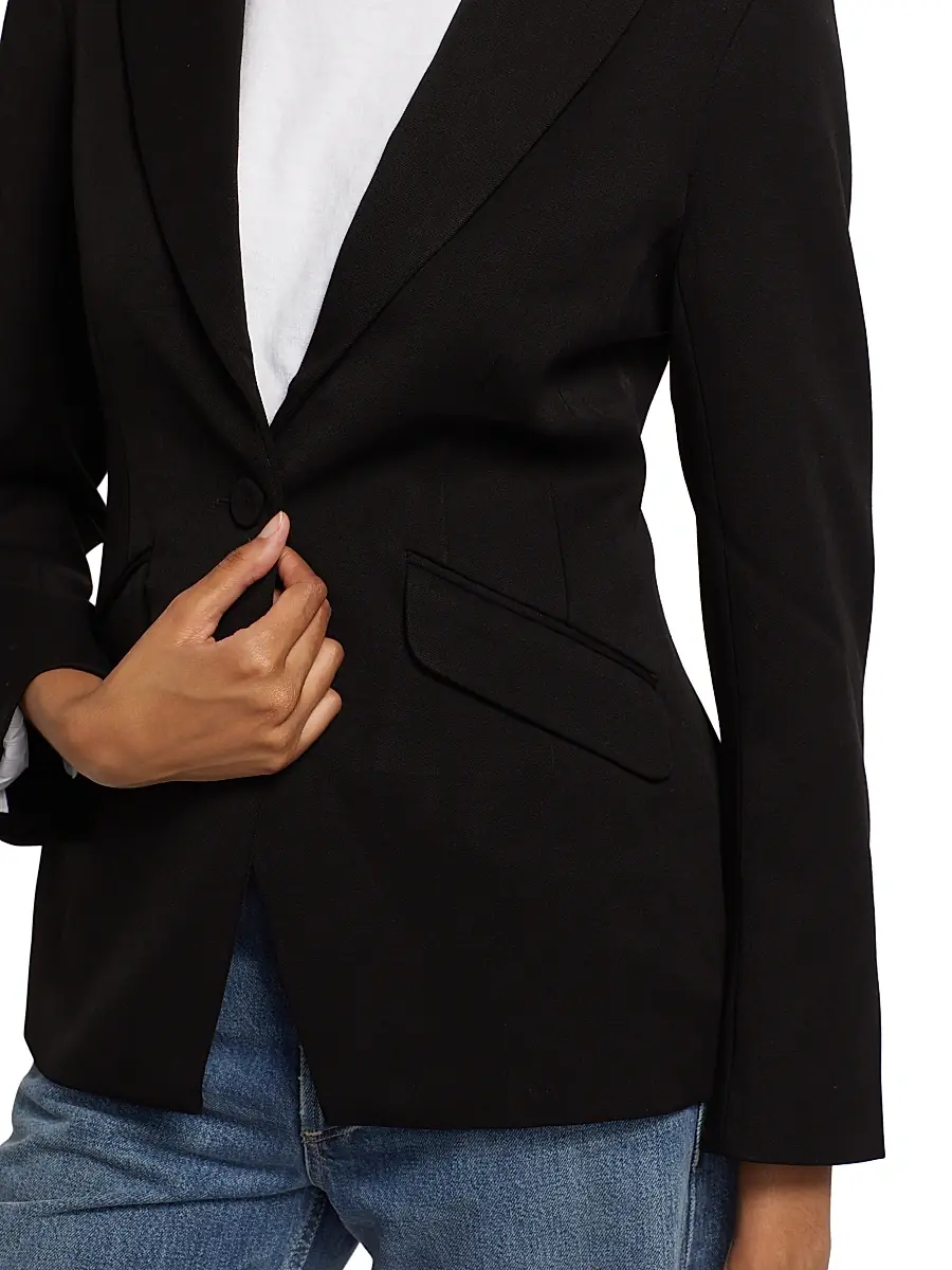 Favorite Daughter Women's Favorite Tailored Blazer - Beige | Thumbnail 14 Favorite Daughter Women's Favorite Tailored Blazer - Beige | Thumbnail 14