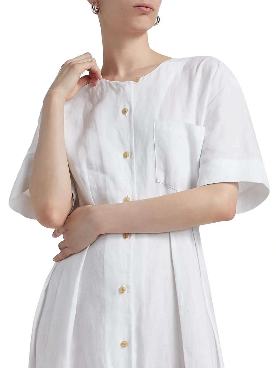 Jenni Kayne Women's Day Linen Midi-Dress | Thumbnail 6 Jenni Kayne Women's Day Linen Midi-Dress | Thumbnail 6