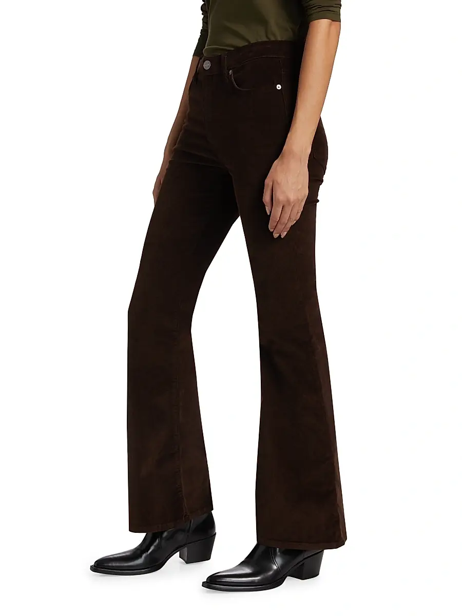 Frame Women's Le Easy Corduroy Flared Pants - Espresso | Thumbnail 4 Frame Women's Le Easy Corduroy Flared Pants - Espresso | Thumbnail 4