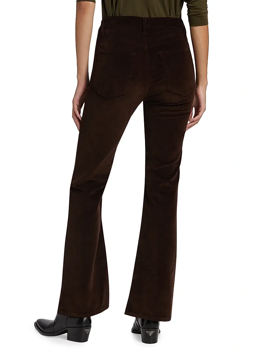 Frame Women's Le Easy Corduroy Flared Pants - Espresso | Thumbnail 5 Frame Women's Le Easy Corduroy Flared Pants - Espresso | Thumbnail 5
