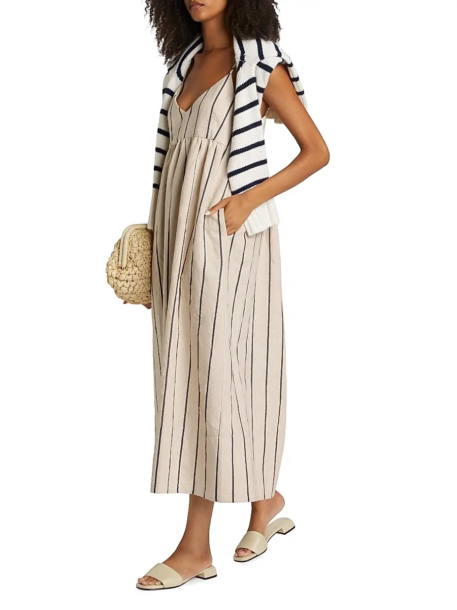 Jenni Kayne Women's Cove Linen-Blend Maxi Dress | Thumbnail 2 Jenni Kayne Women's Cove Linen-Blend Maxi Dress | Thumbnail 2
