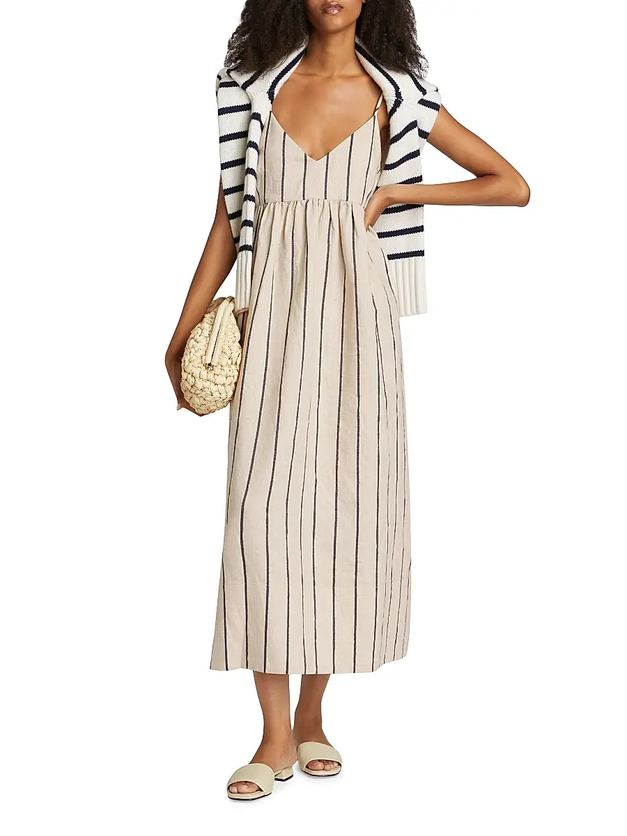 Jenni Kayne Women's Cove Linen-Blend Maxi Dress | Thumbnail 3 Jenni Kayne Women's Cove Linen-Blend Maxi Dress | Thumbnail 3
