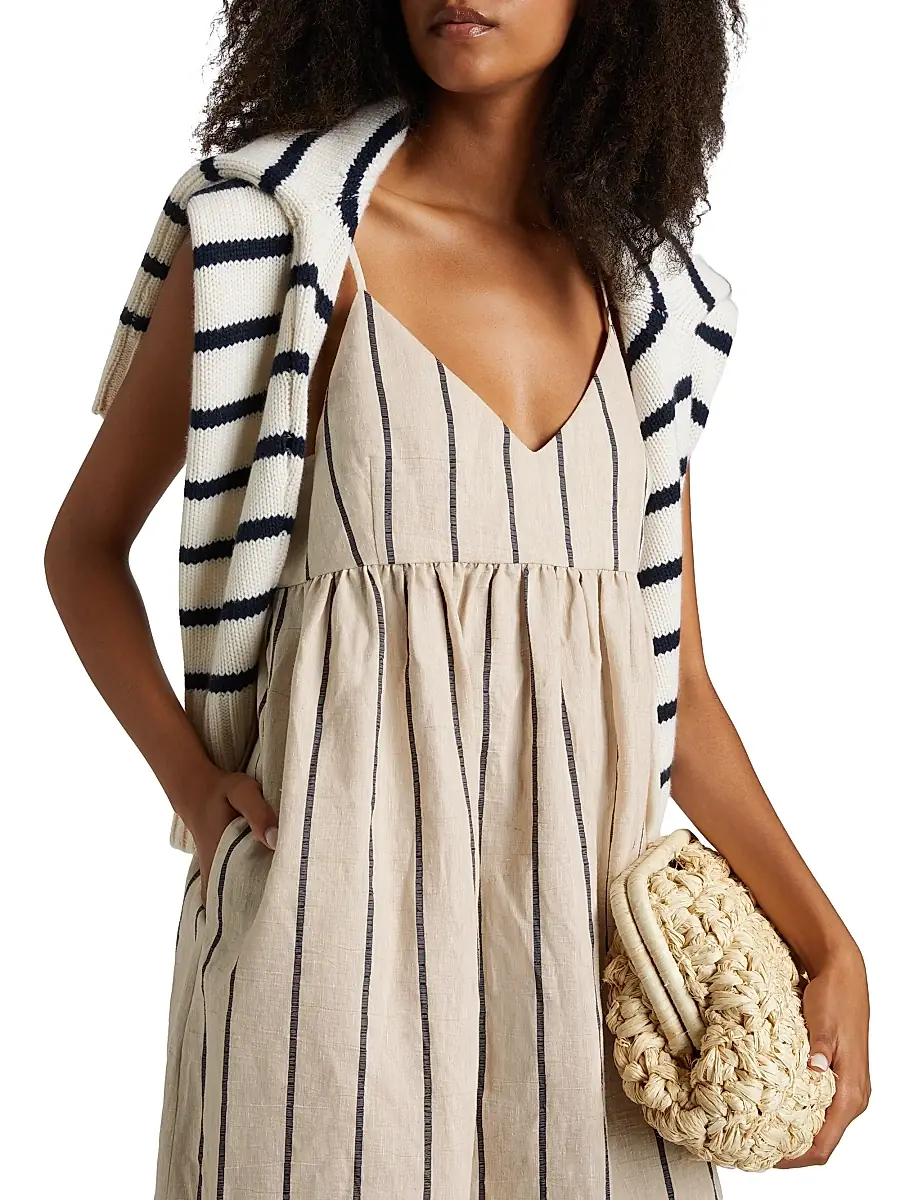 Jenni Kayne Women's Cove Linen-Blend Maxi Dress | Thumbnail 6 Jenni Kayne Women's Cove Linen-Blend Maxi Dress | Thumbnail 6
