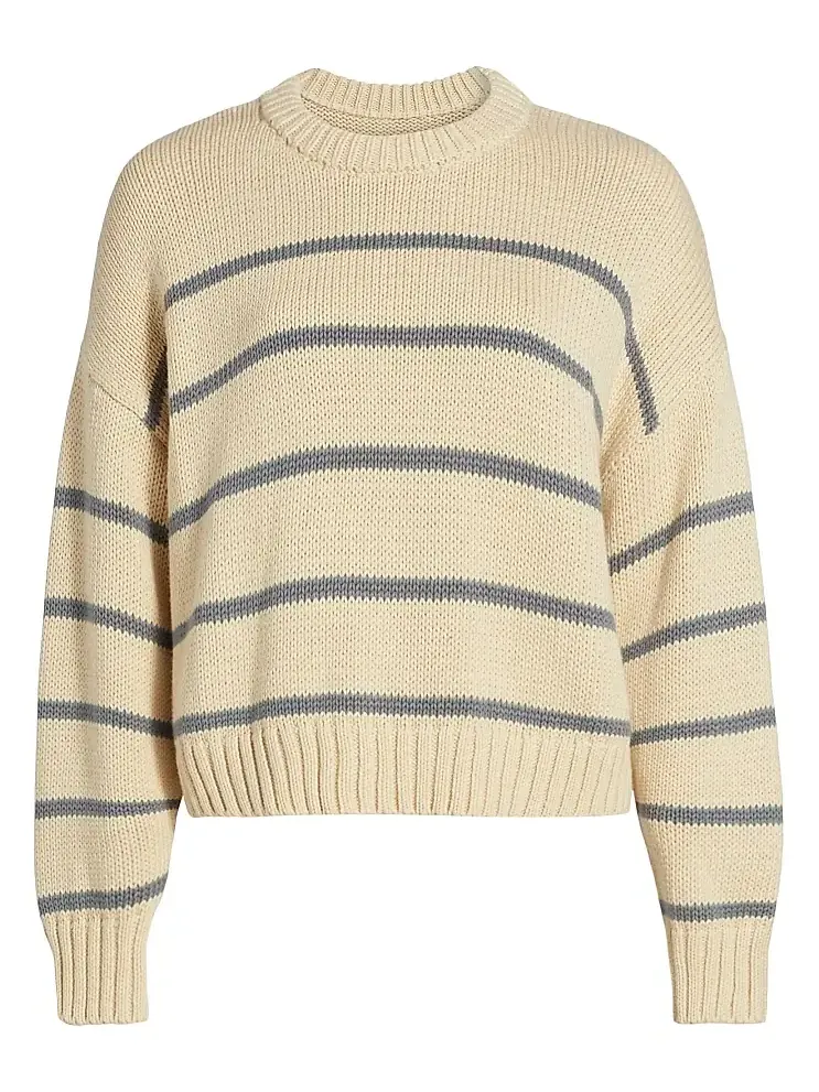 Women's Chloe Striped Cotton Sweater Women's Chloe Striped Cotton Sweater