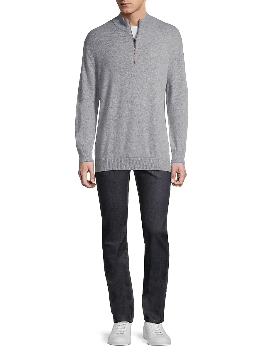 Greyson Men's Sebonack Quarter-Zip Pullover | Thumbnail 2 Greyson Men's Sebonack Quarter-Zip Pullover | Thumbnail 2