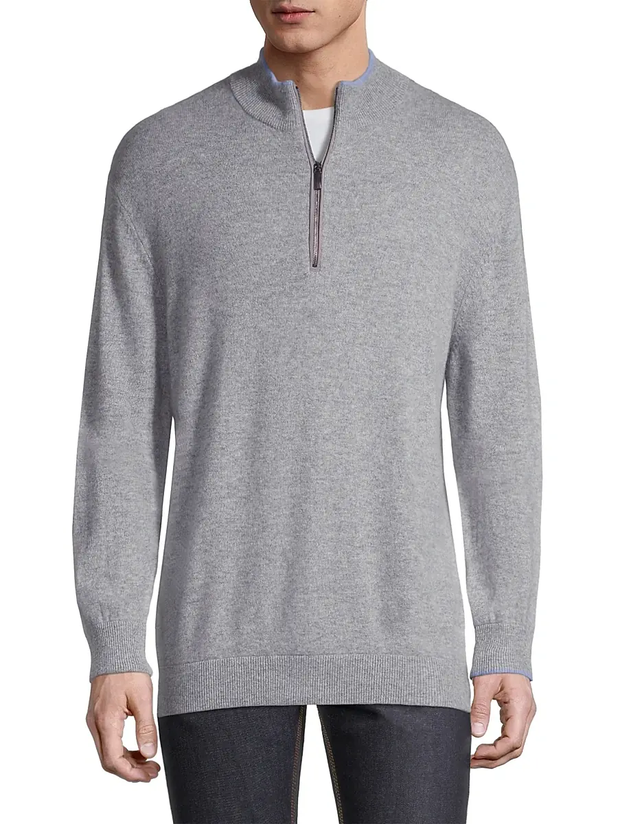 Greyson Men's Sebonack Quarter-Zip Pullover | Thumbnail 3 Greyson Men's Sebonack Quarter-Zip Pullover | Thumbnail 3