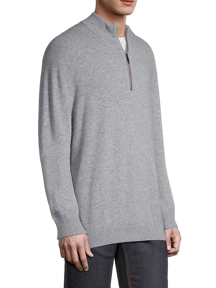 Greyson Men's Sebonack Quarter-Zip Pullover | Thumbnail 4 Greyson Men's Sebonack Quarter-Zip Pullover | Thumbnail 4