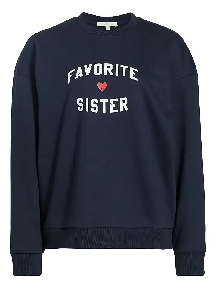 Women's Favorite Sister Heart Logo Sweatshirt Women's Favorite Sister Heart Logo Sweatshirt