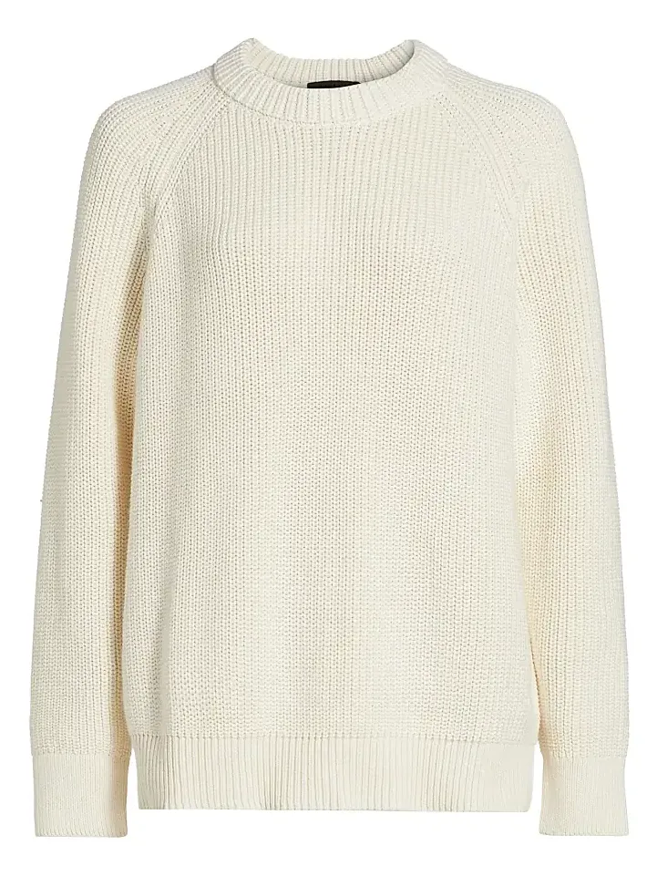 Women's Oversized Cotton Fisherman Sweater Women's Oversized Cotton Fisherman Sweater