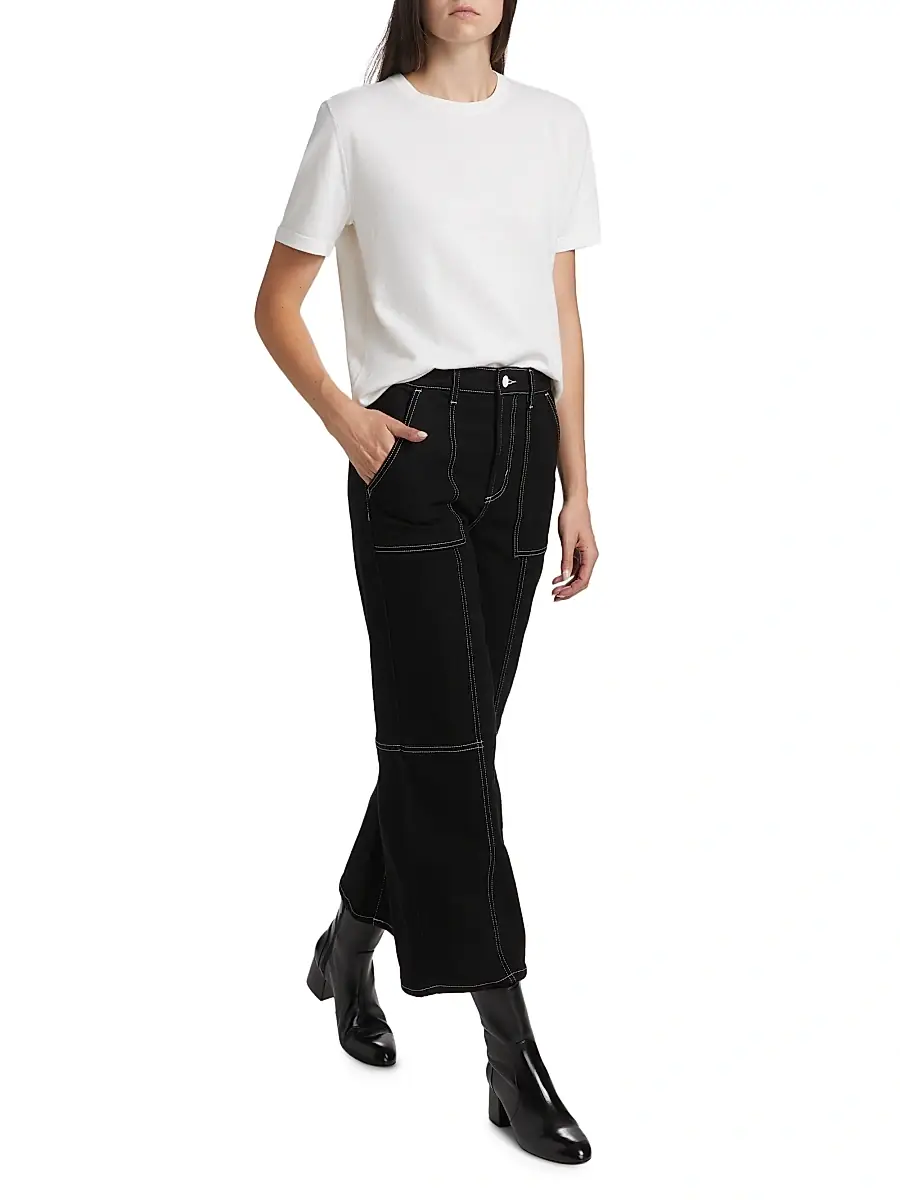 RAILS Women's Cotton-Cashmere T-Shirt | Thumbnail 2 RAILS Women's Cotton-Cashmere T-Shirt | Thumbnail 2