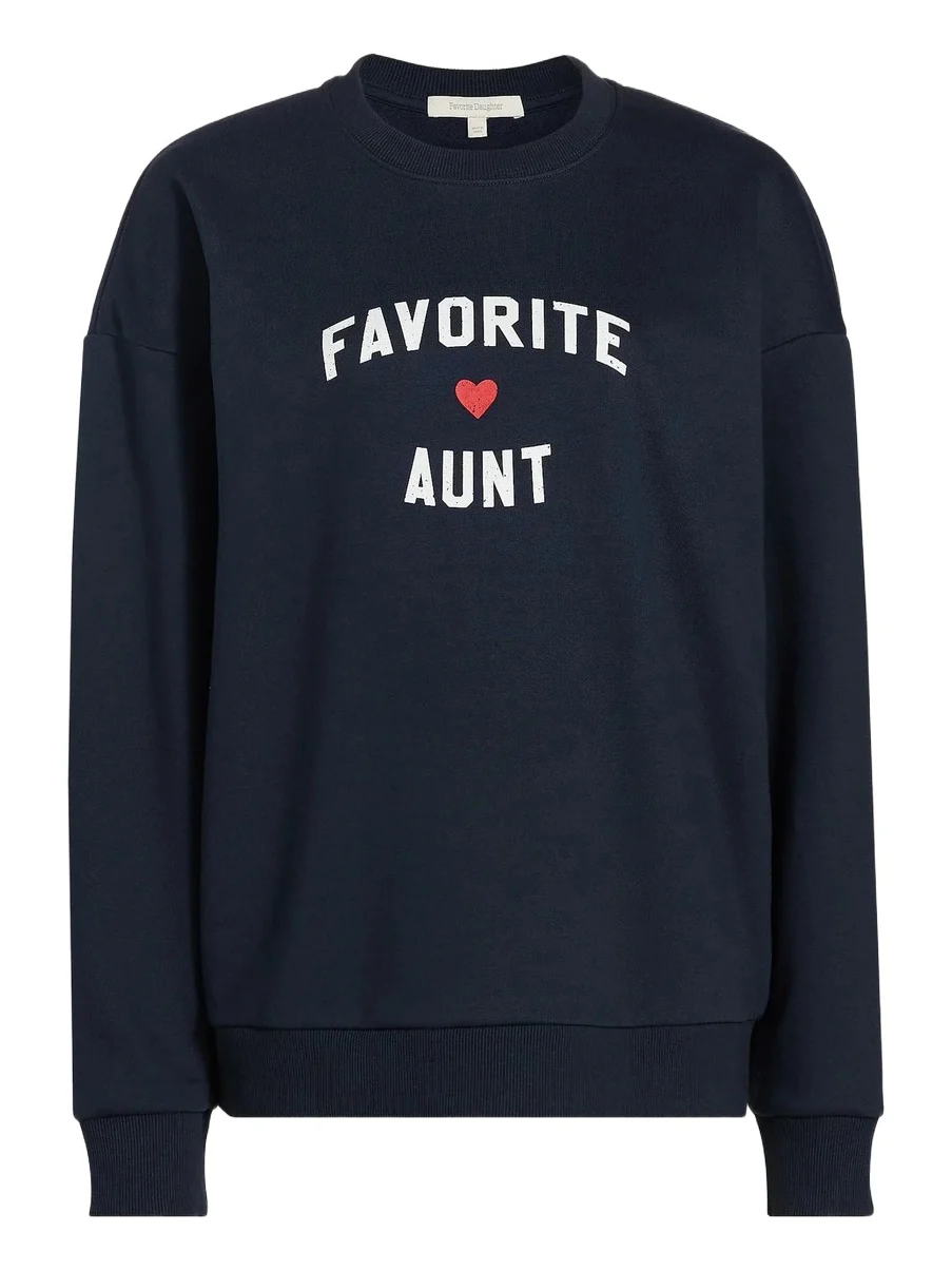 Women's Favorite Aunt Heart Logo Sweatshirt Women's Favorite Aunt Heart Logo Sweatshirt