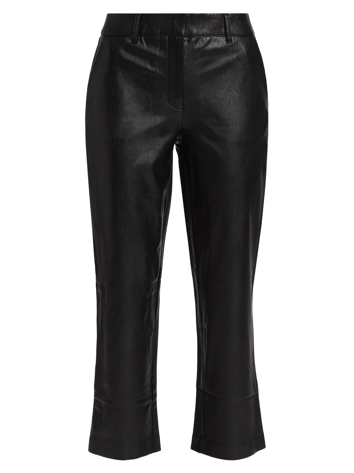 Women's Cropped Faux Leather Pants