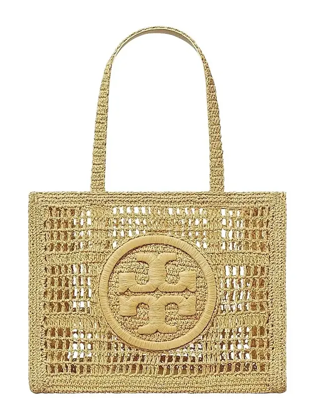 Women's Small Ella Crochet Straw Tote Bag Women's Small Ella Crochet Straw Tote Bag