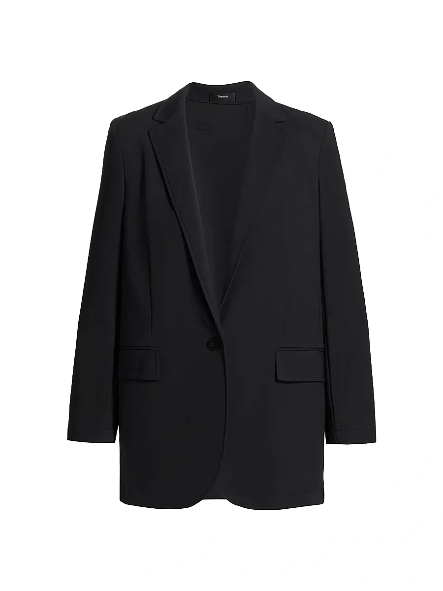 Theory Women's Casual Single-Breasted Blazer | Image 1 Theory Women's Casual Single-Breasted Blazer | Image 1