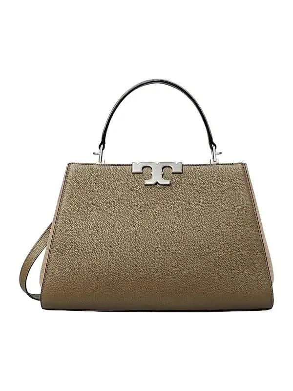 Tory Burch Women's Large Eleanor Pebbled Leather Top Handle Bag