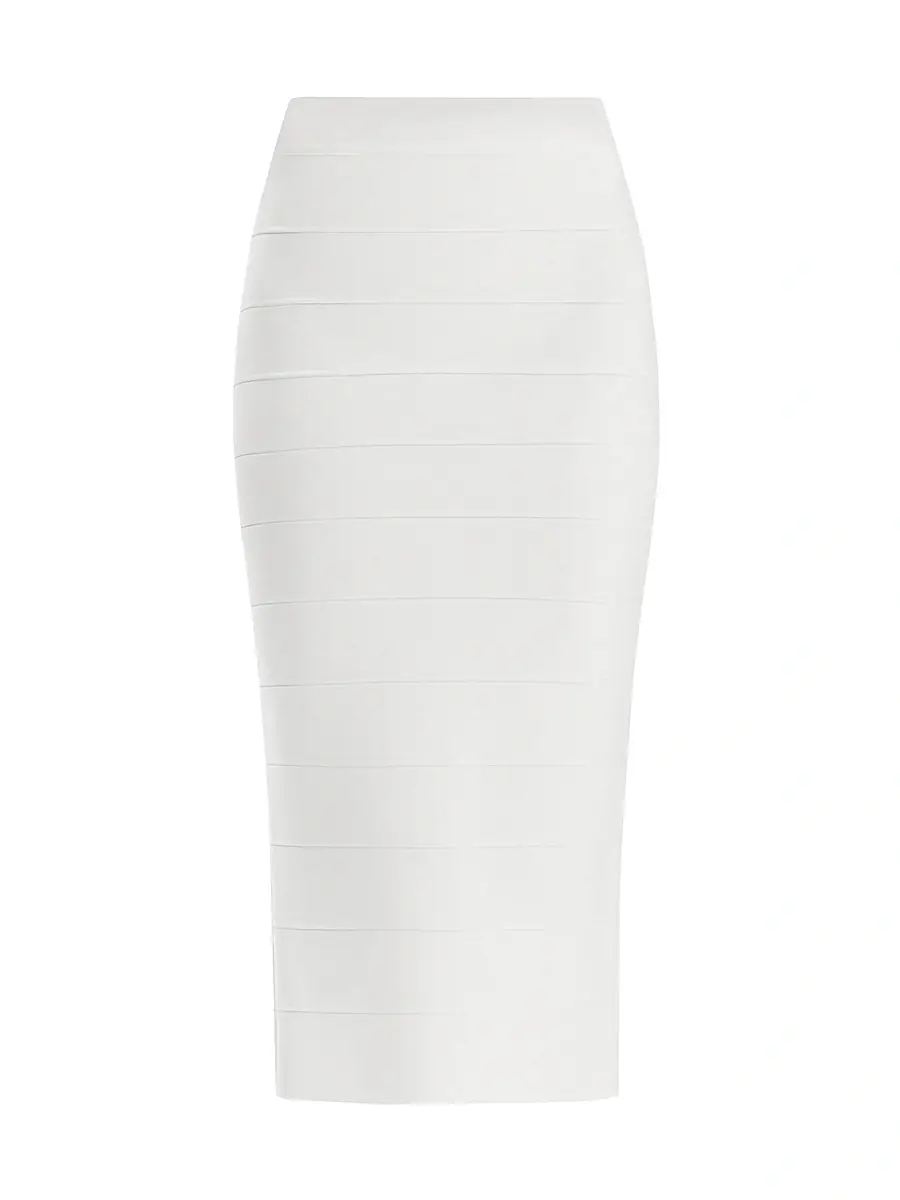 Hervé Léger Women's Icon Bandage Pencil Midi-Skirt