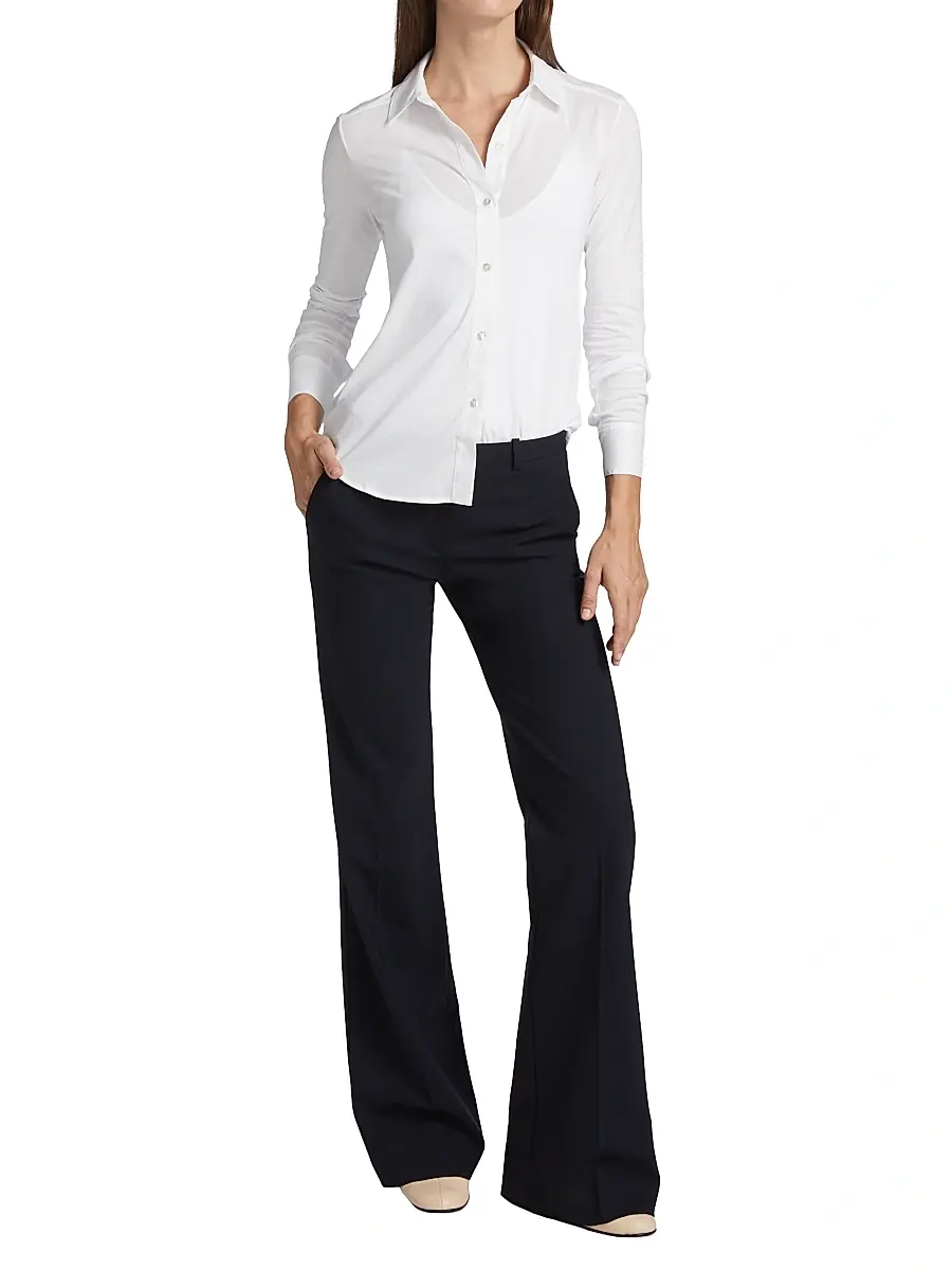 Theory Women's Riduro Organic Cotton Shirt | Thumbnail 2 Theory Women's Riduro Organic Cotton Shirt | Thumbnail 2