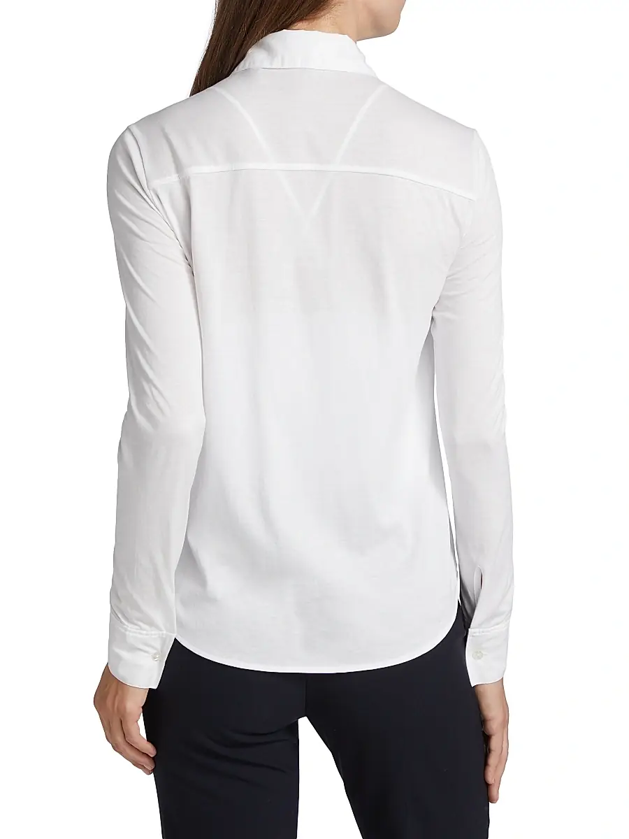 Theory Women's Riduro Organic Cotton Shirt | Thumbnail 5 Theory Women's Riduro Organic Cotton Shirt | Thumbnail 5