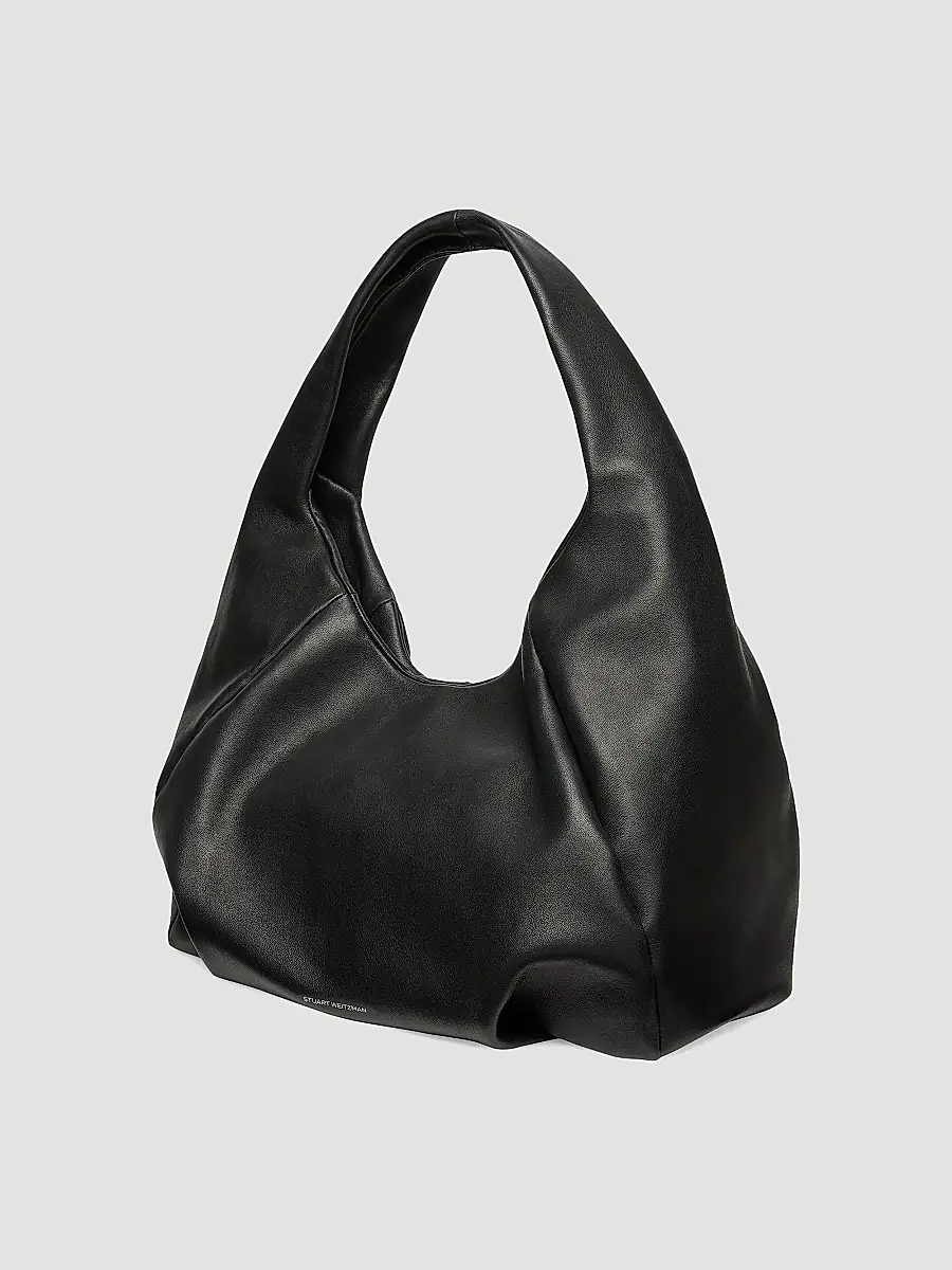 Stuart Weitzman Women's Moda Leather Hobo Bag | Thumbnail 3 Stuart Weitzman Women's Moda Leather Hobo Bag | Thumbnail 3