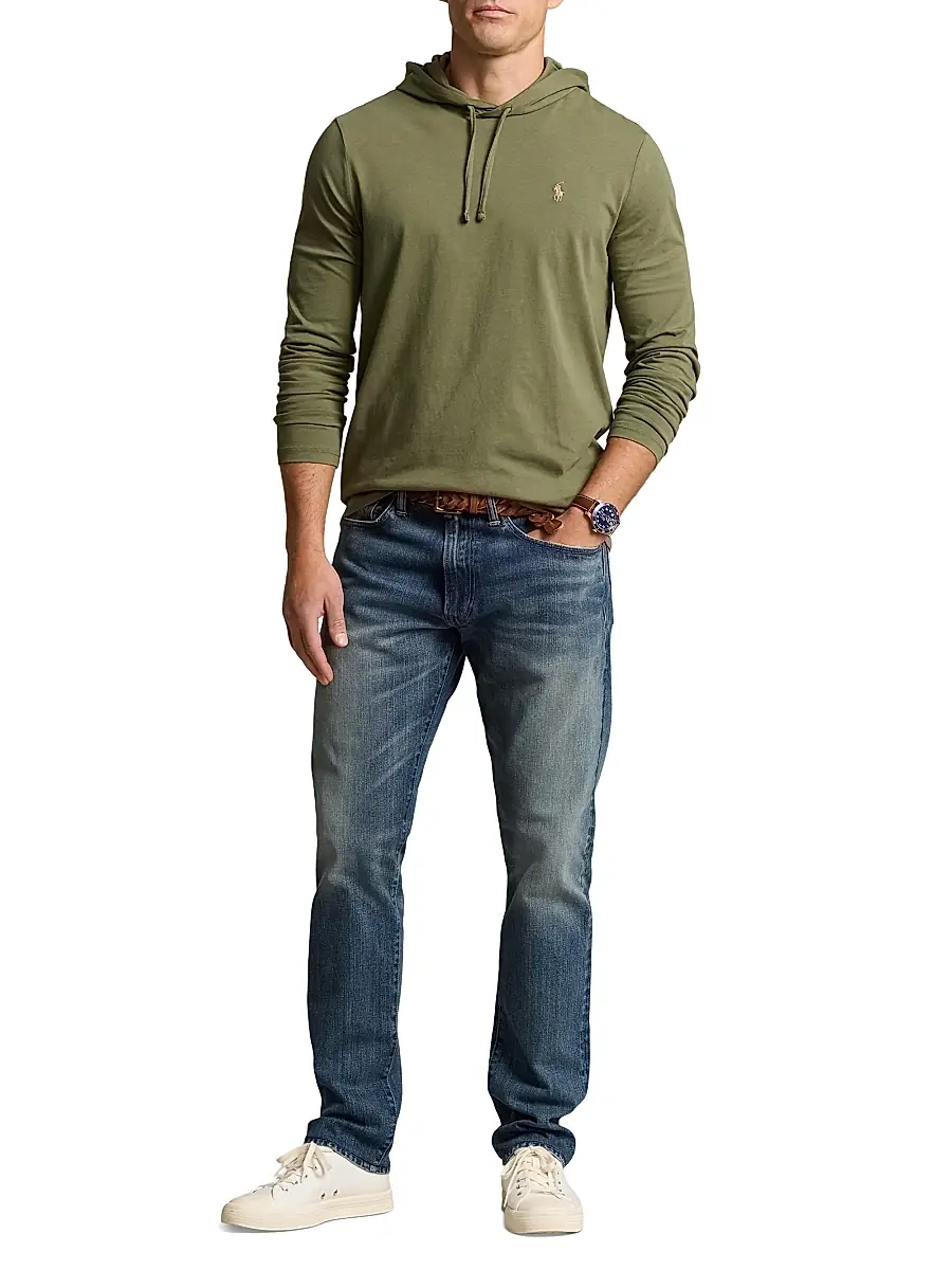 Polo Ralph Lauren Men's Jersey Hooded T-Shirt | Thumbnail 2 Polo Ralph Lauren Men's Jersey Hooded T-Shirt | Thumbnail 2