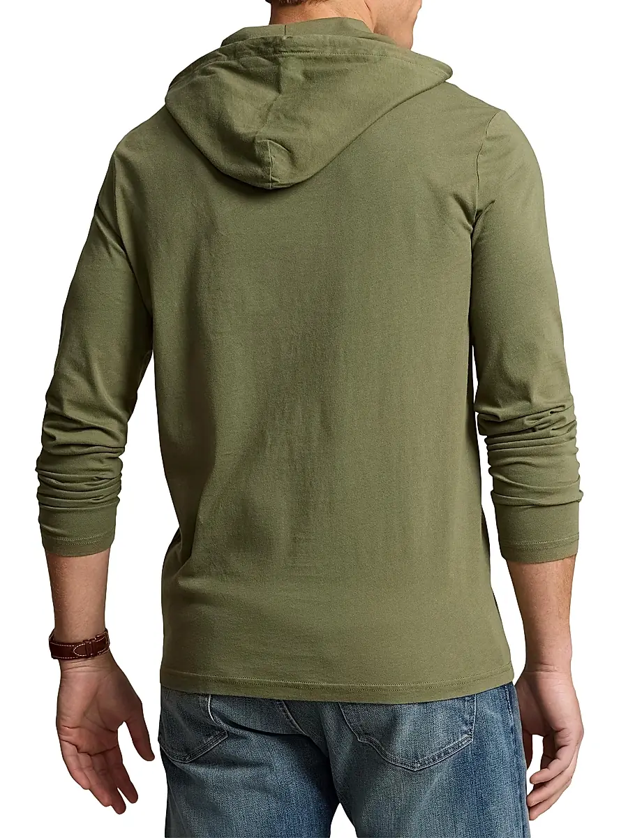 Polo Ralph Lauren Men's Jersey Hooded T-Shirt | Thumbnail 4 Polo Ralph Lauren Men's Jersey Hooded T-Shirt | Thumbnail 4
