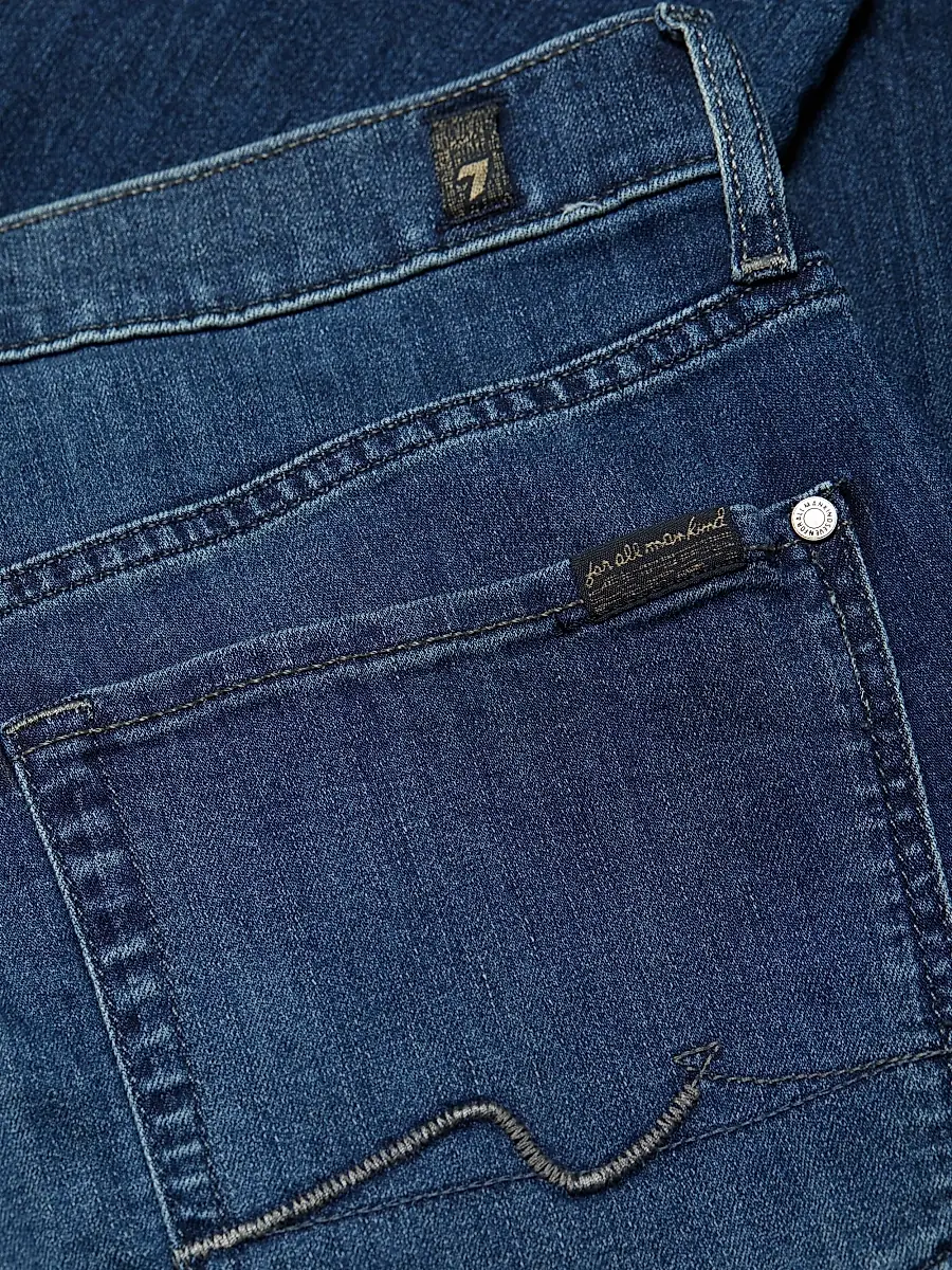 7 For All Mankind Men's Stretch Straight-Leg Jeans - Flash | Thumbnail 7
