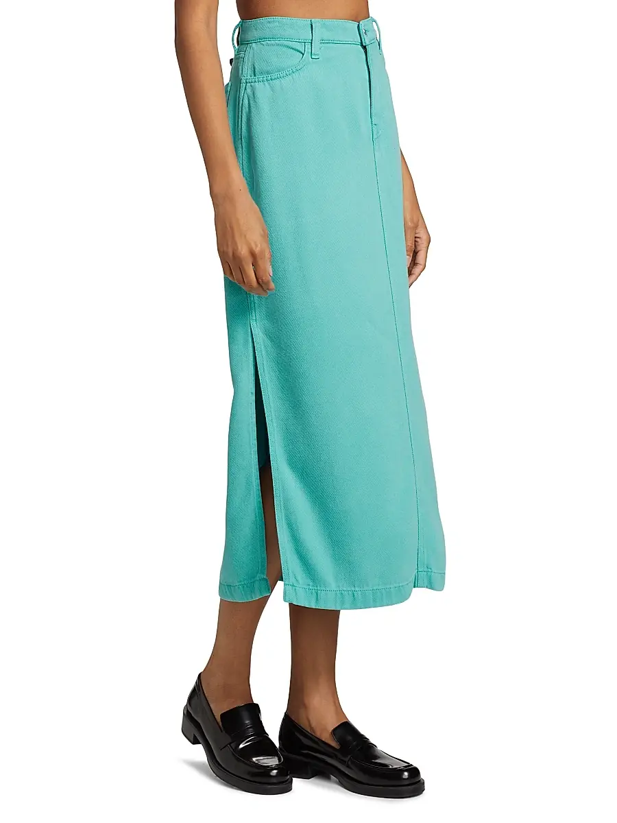 7 For All Mankind Women's Stretch Denim Midi-Skirt | Thumbnail 4 7 For All Mankind Women's Stretch Denim Midi-Skirt | Thumbnail 4