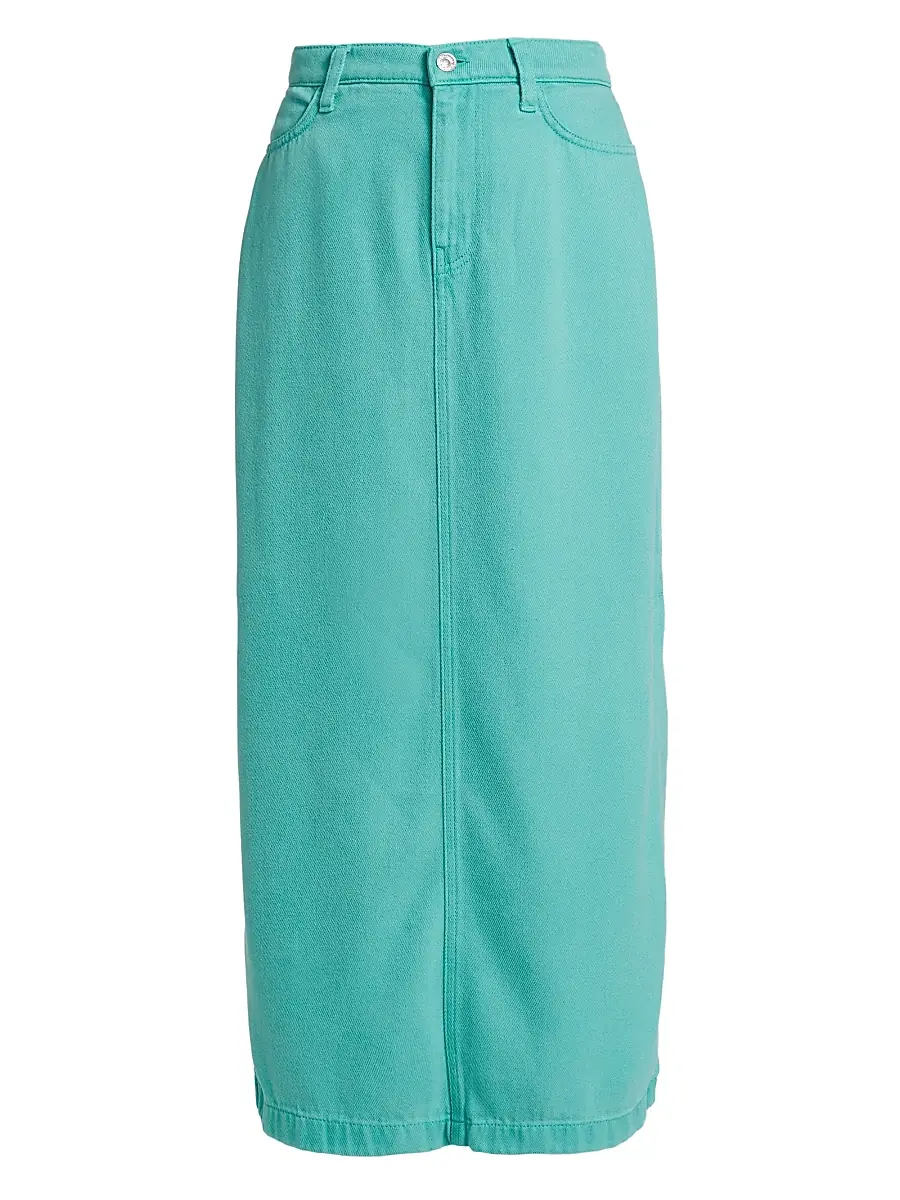 7 For All Mankind Women's Stretch Denim Midi-Skirt
