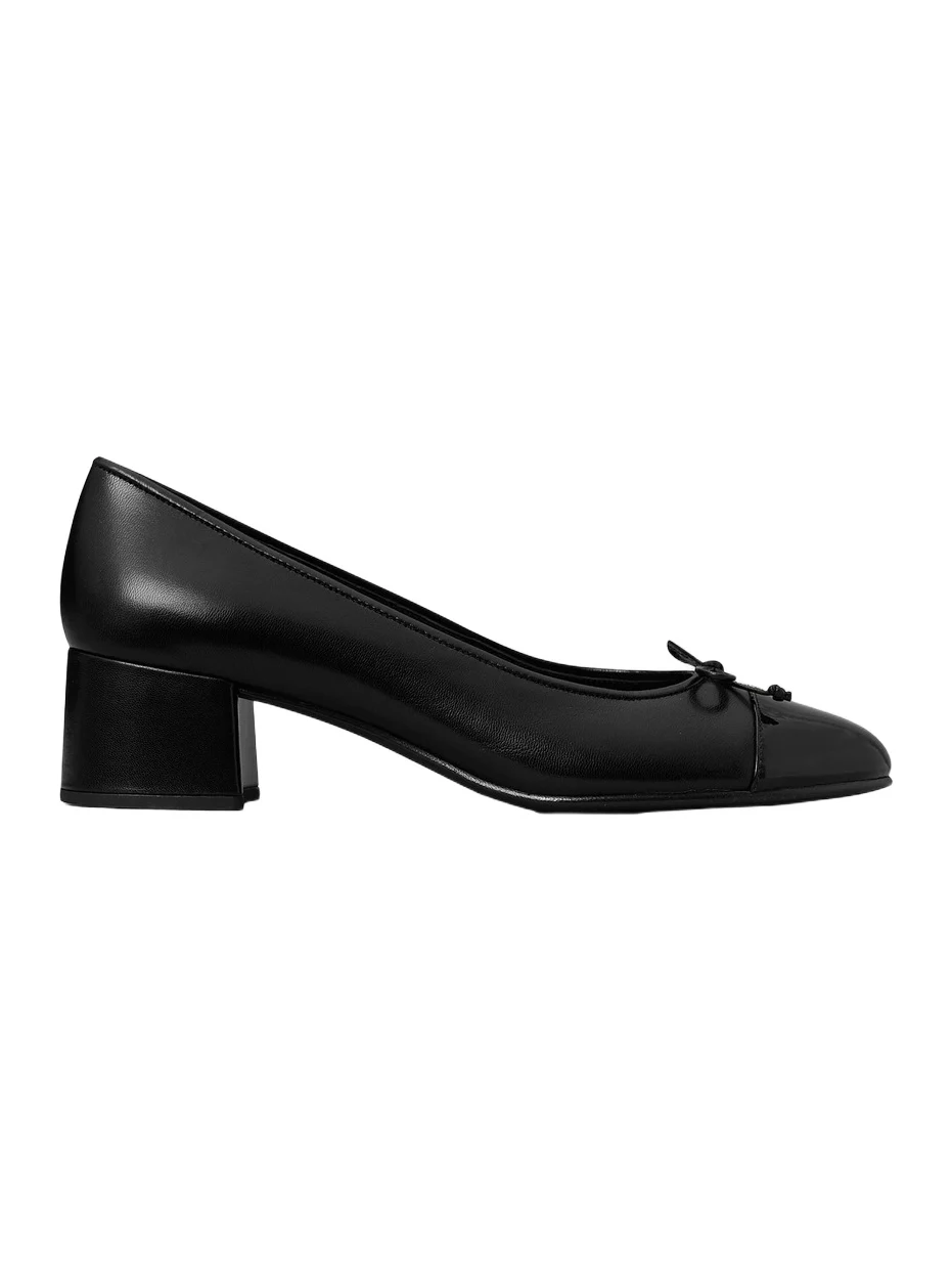 Tory Burch Women's 44.5MM Cap Toe Ballet Pumps