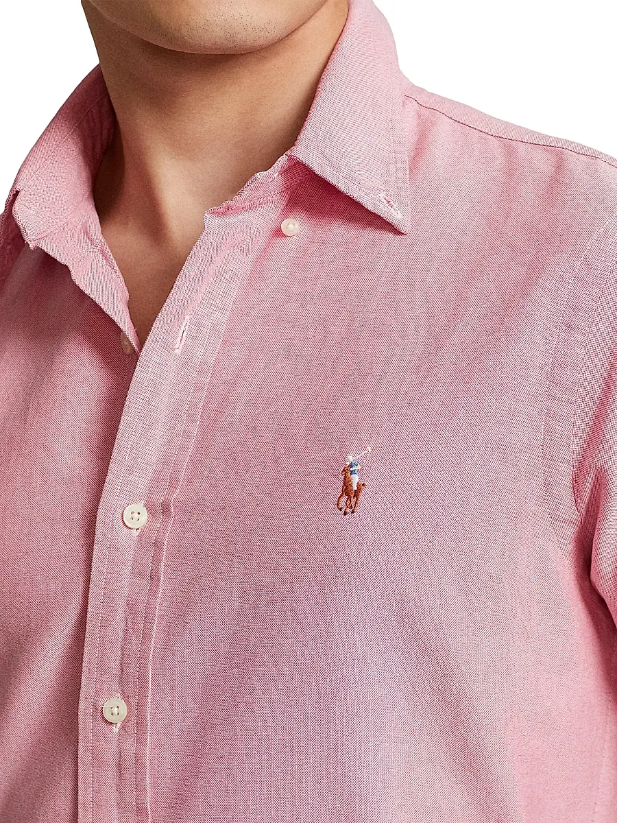 Polo Ralph Lauren Men's Classic Oxford Short-Sleeve Sport Shirt | Thumbnail 5 Polo Ralph Lauren Men's Classic Oxford Short-Sleeve Sport Shirt | Thumbnail 5