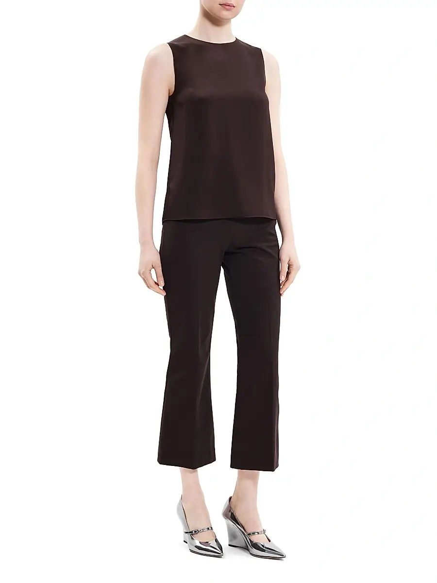 Theory Women's Sleeveless Silk Top | Thumbnail 2