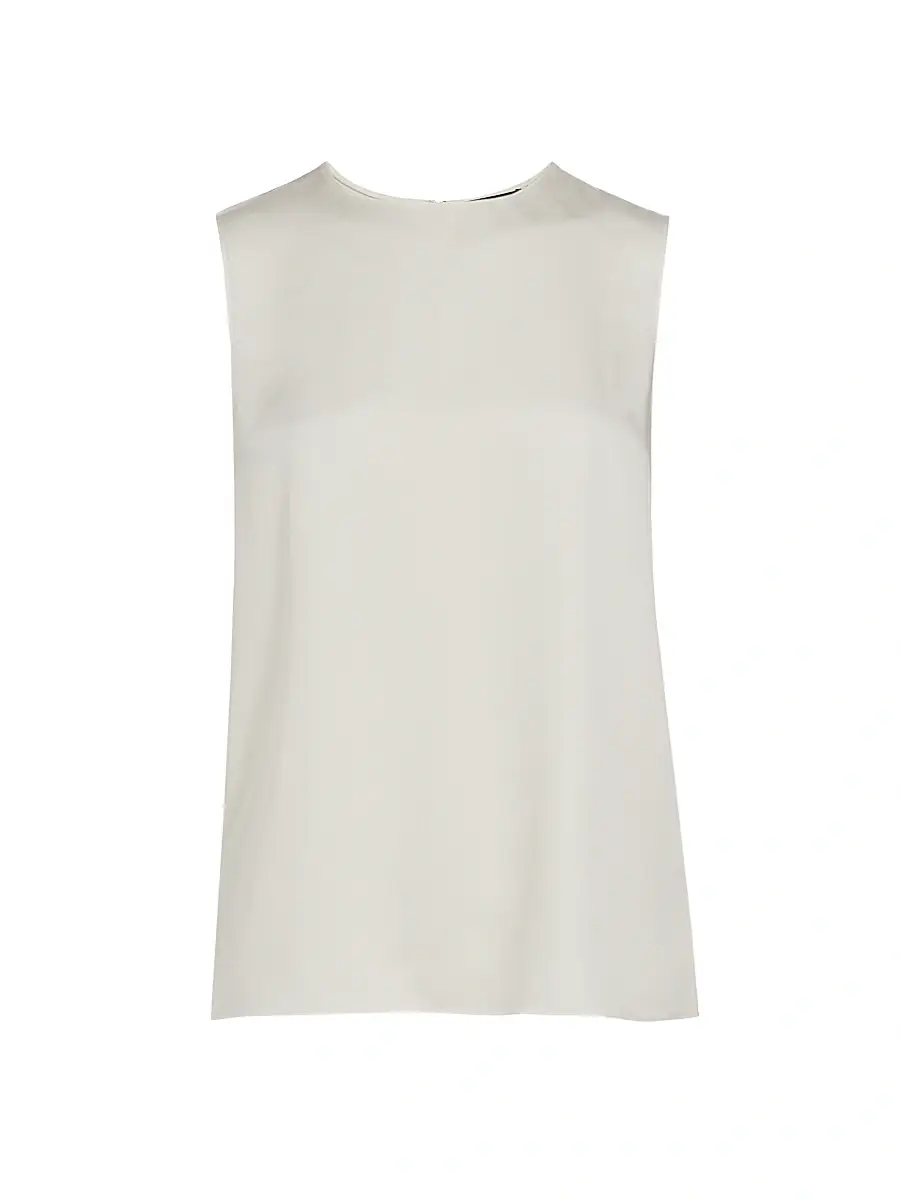 Theory Women's Sleeveless Silk Top