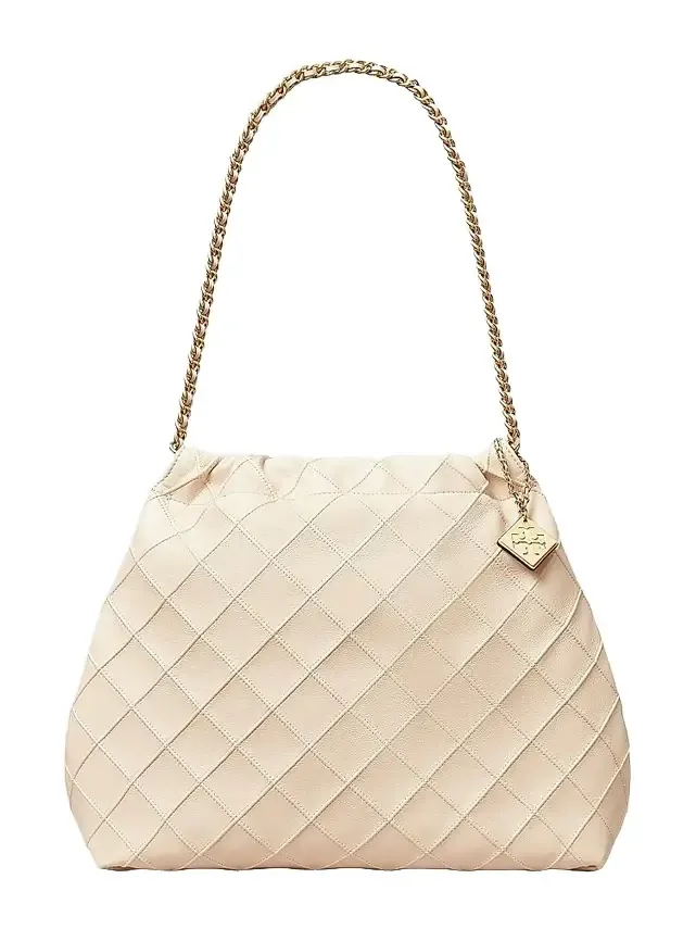 Tory Burch Women's Large Fleming Soft Leather Hobo Bag