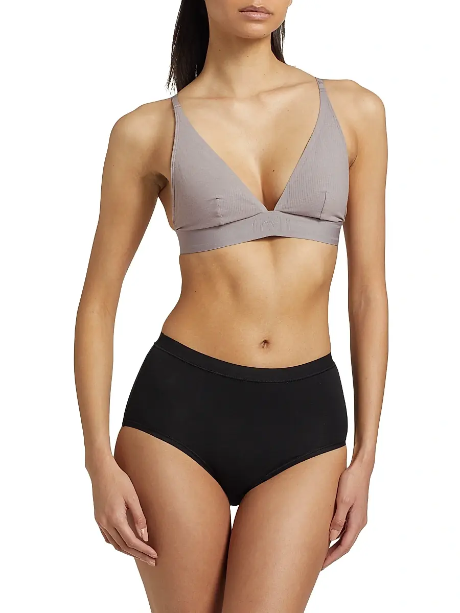 Wolford Women's Beauty Cotton Triangle Bralette | Thumbnail 3 Wolford Women's Beauty Cotton Triangle Bralette | Thumbnail 3