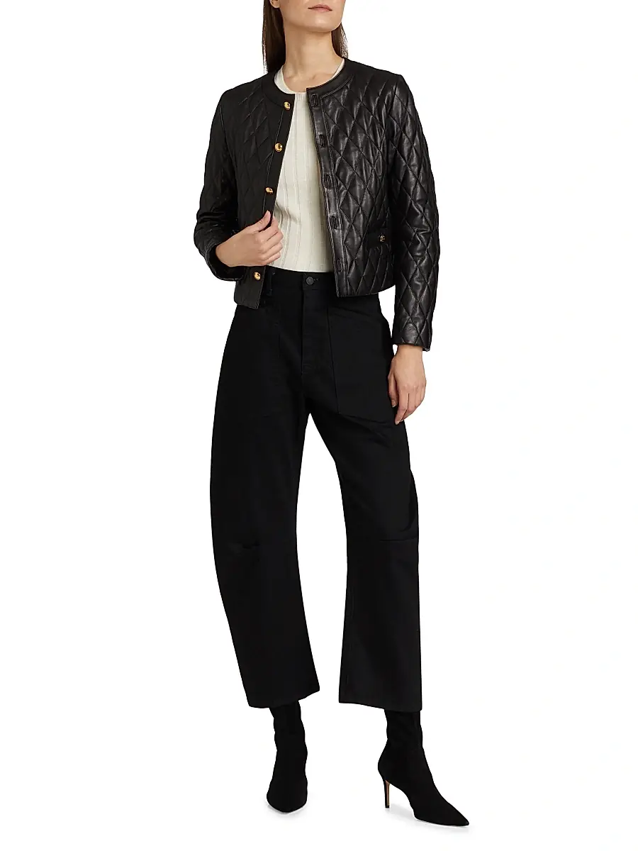 Nili Lotan Women's Shon Barrel Jeans | Thumbnail 2 Nili Lotan Women's Shon Barrel Jeans | Thumbnail 2