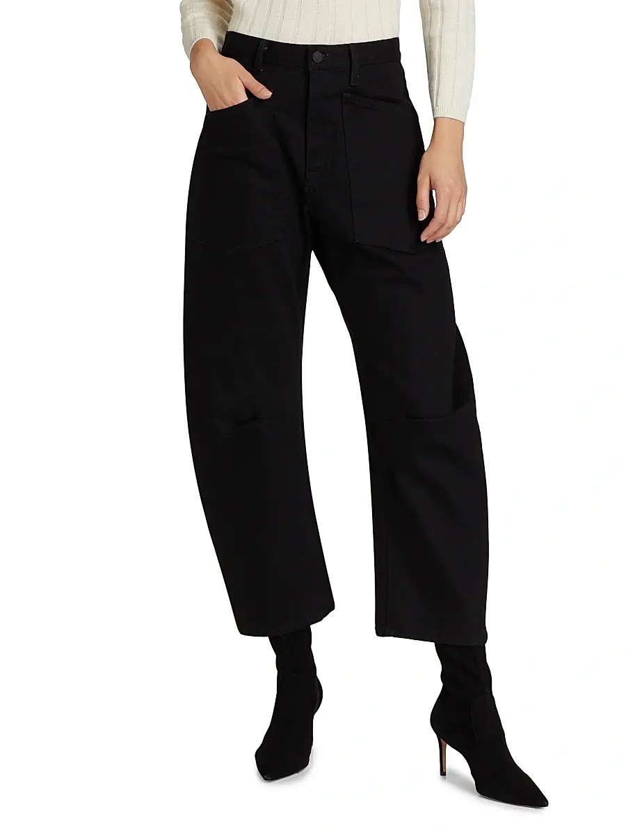 Nili Lotan Women's Shon Barrel Jeans | Thumbnail 3 Nili Lotan Women's Shon Barrel Jeans | Thumbnail 3