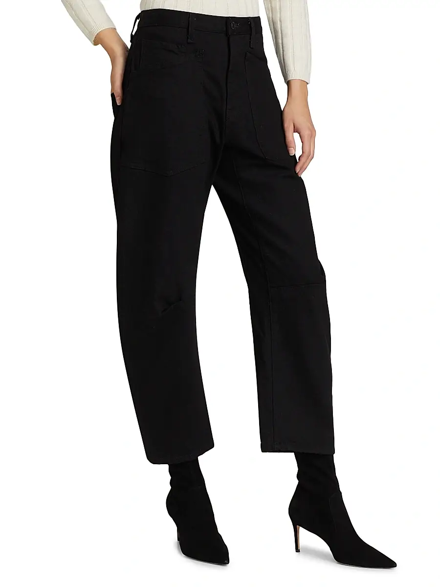 Nili Lotan Women's Shon Barrel Jeans | Thumbnail 4 Nili Lotan Women's Shon Barrel Jeans | Thumbnail 4