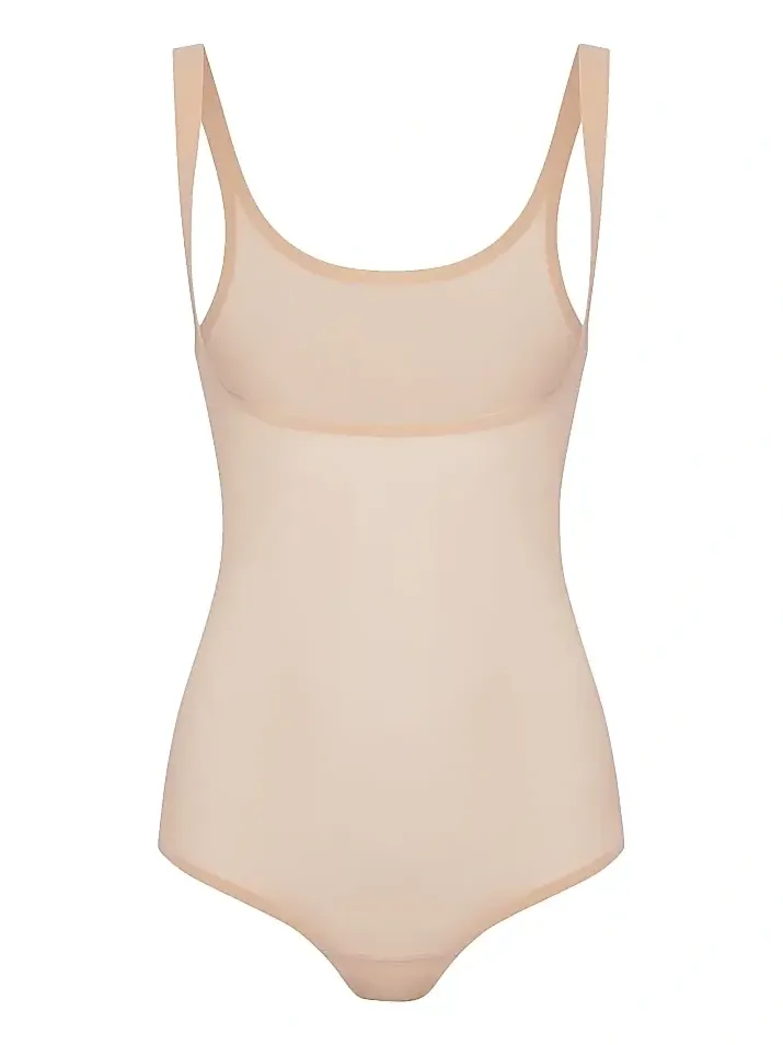 Women's Formfitting Sheer Tulle Bodysuit
